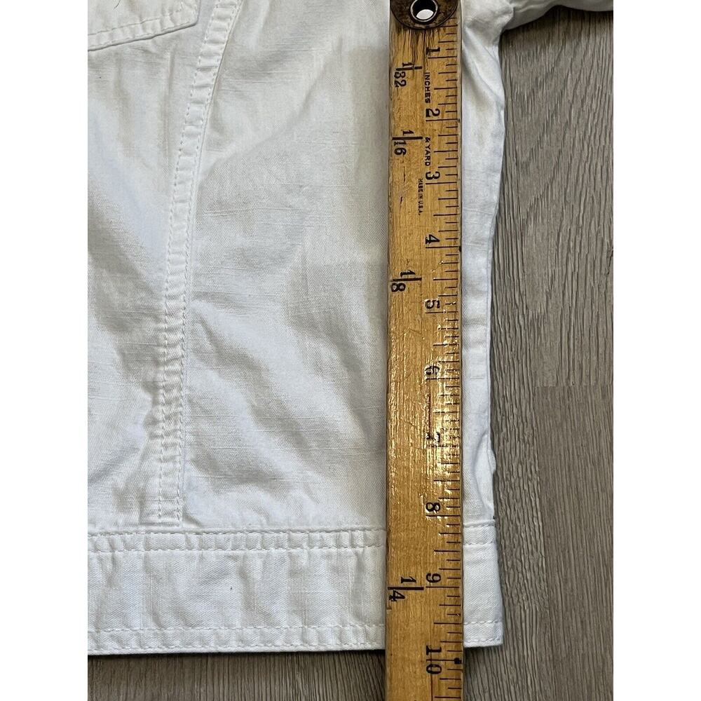 Chico's White Button-Front Jacket - Picture 6 of 9